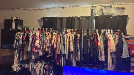 All sizes of kid clothes