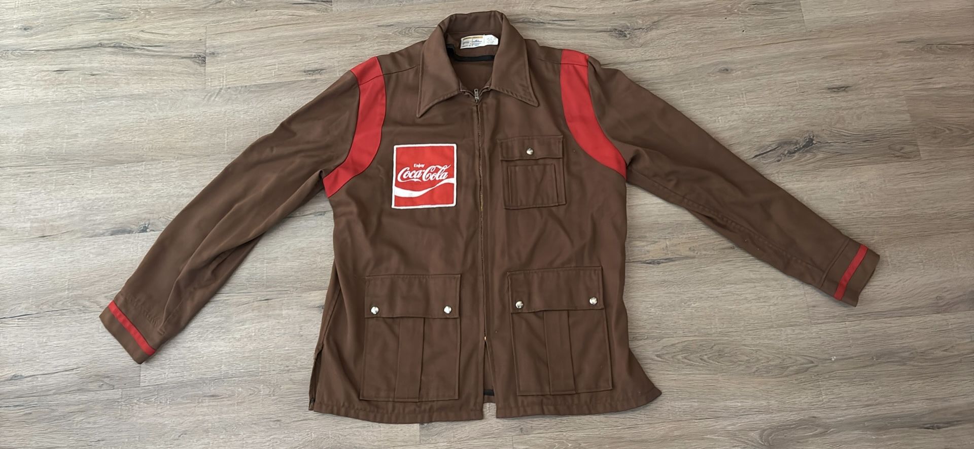 Vintage Brown Coca Cola Work Jacket