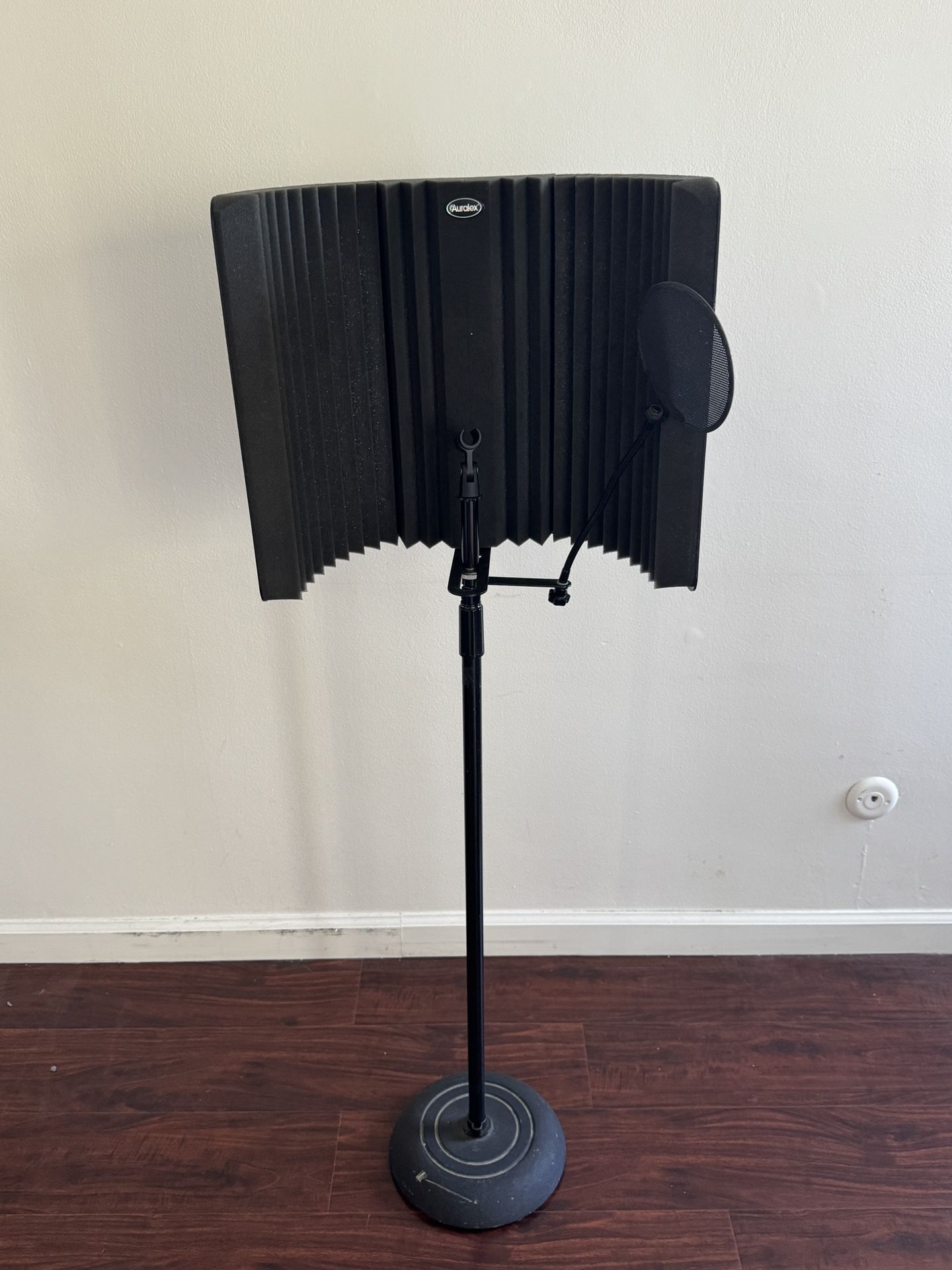 Voice Recording Mic Stand with Sound Panel