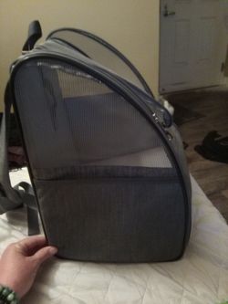 Pet carrier backpack