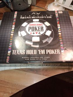 World Series Of Poker Multi Player Wireless Plug And Play Set