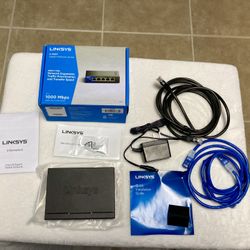 Linksys 5- Port Gigabit Ethernet Switch 