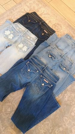 Teen size 1 boot cut jeans