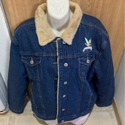 Disney Tinkerbell Jean Jacket Size Large