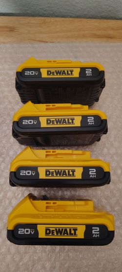 DeWalt 20 volt battery $35 each one or $100 for all 4 batteries.. brand new.. first come first served..firm on price..