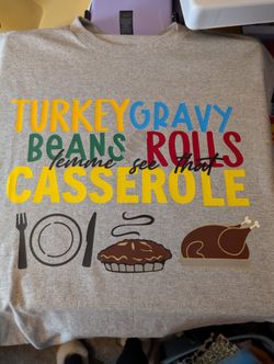 Thanksgiving Shirt (Handmade)