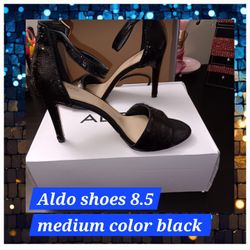 Aldos Shoes Almost New Size 8.5 Black Color With Box 