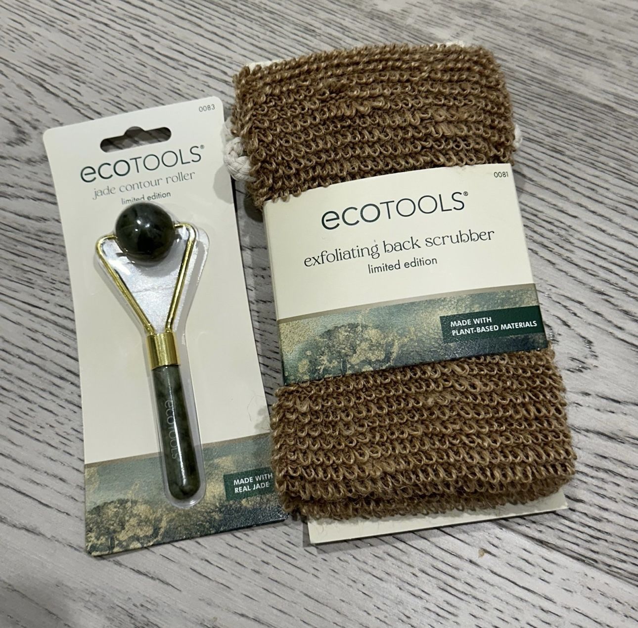 Ecotools Set (Roller And Scrubber) New 