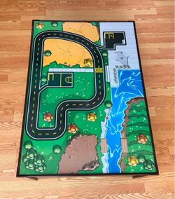 Train/Car Table with Drawer and Toys