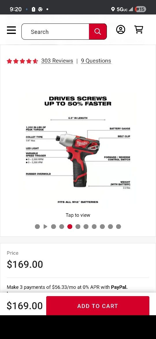 Milwaukee M12 Set