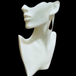 Taxco Sterling Silver Onyx Earrings Black Teardrop Dangle Pierced 925 Vintage