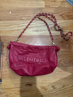 Red leather Valentino bag
