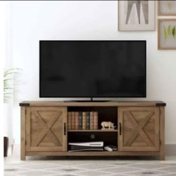 Tv sand  up to 65" tv  oak color
