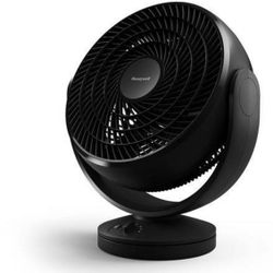 Honeywell HF710 Turbo Force Oscillating Floor Fan Black: Portable Electric Fan for Rooms, Adjustable Tilt, 3 Speeds 