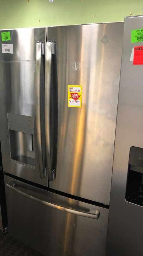 Brand New GE French Door Refrigerator (Model:GFE26JSMSS) H P