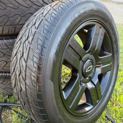 20 Inch Silverado Tahoe Suburban Texas Edition Wheels GMC Yukon Sierra Escalade Rims And Tires