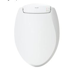 2029: New Brondell L60-EW LumaWarm Heated Nightlight Elongated Toilet Seat, White