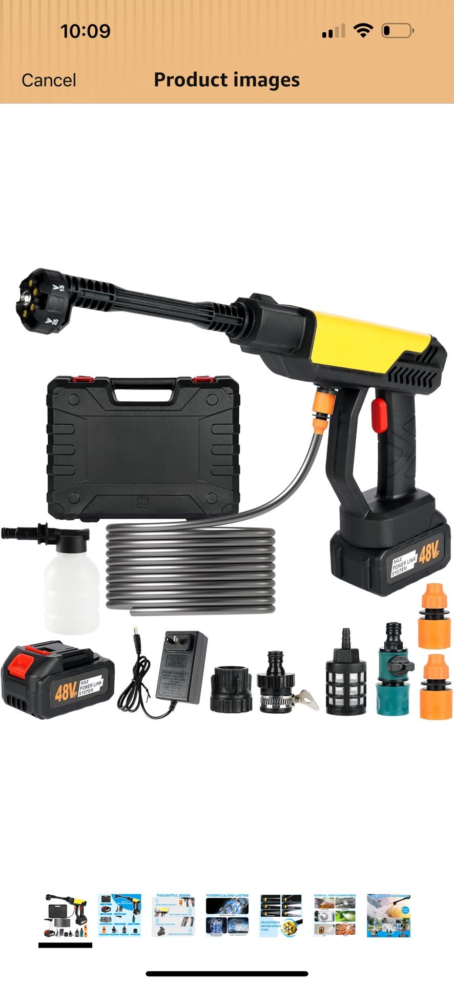 Cordless Pressures Washer 