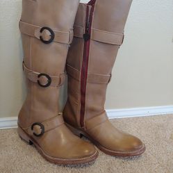 Ariat Alta Tall Boots Real Leather Size 7.5