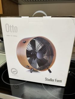 STADLER FORM OTTO FAN 3 SPEED INDOOR WOOD FLOOR FAN