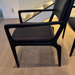 (1) Black Custom Dining Chair