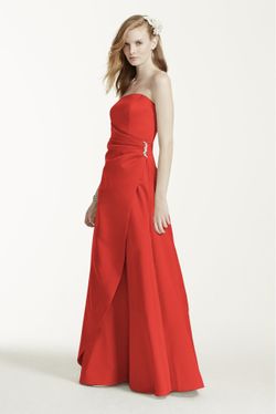 Beautiful David’s Bridal Bridesmaid Gown / Prom Dress Size 4