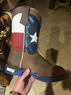 Mens steel toe cowboy boots 10.5