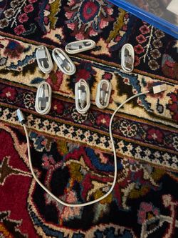 Braided USB to USB-C charging cables brand new
