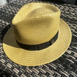 Goorin Bros Straw Fedora – Size Large – Classic Summer Hat