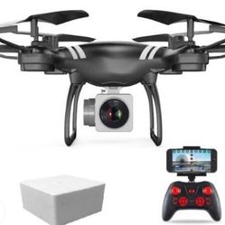 Folding Camera Smart Selfie 4k Professional Mini Drone - Black