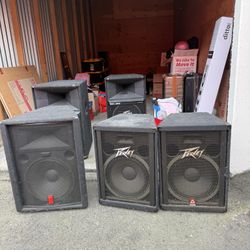 Speakers,Turntable, Amplifier