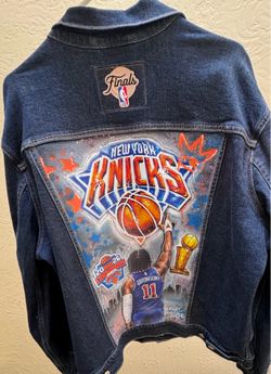 Knicks custom denim jacket