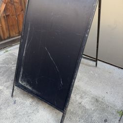 Black A Frame Sign Holder