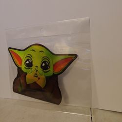Baby Yoda Car Sticker 3D