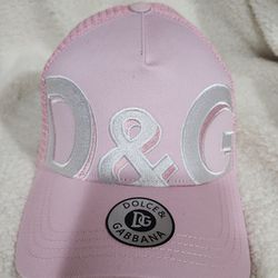 Pink HAT D G LOGO