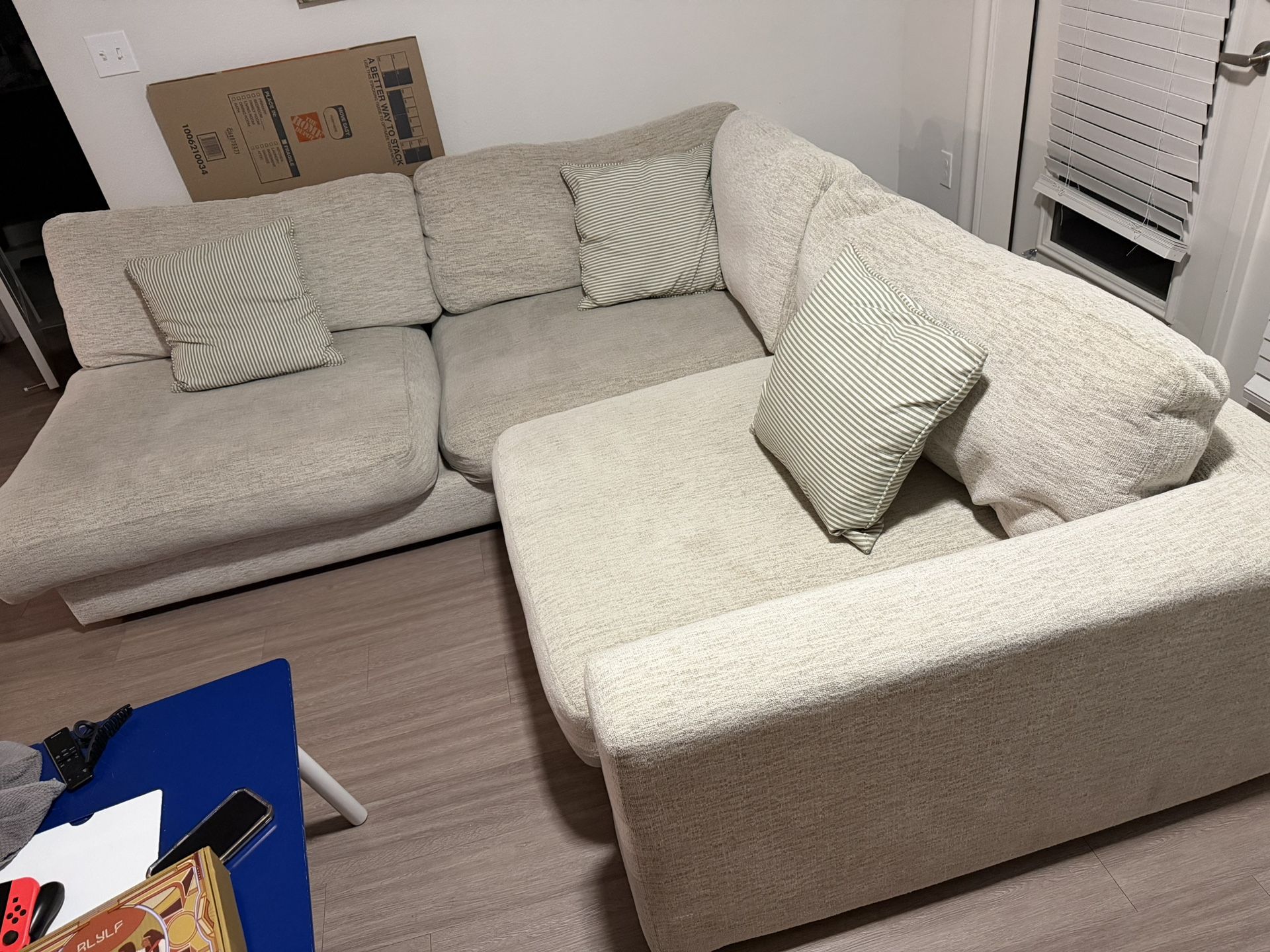 Cindy Crawford Oversized Sectional Pieces