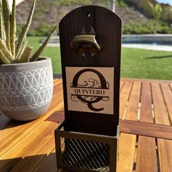 Custom Family Name Monogram Bottle Opener 