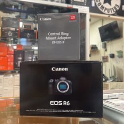 Canon R6 With EF-EOS R Adapter 