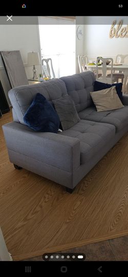 Free Grey Couch & Love Seat with pillows