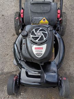 Excellent Condition! Craftsman Platinum 7.25 HP Self-Propelled Lawnmower With Bag!