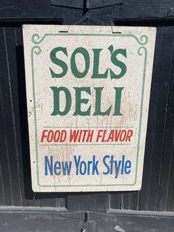 Movie Prop NEW YORK DELI Sign