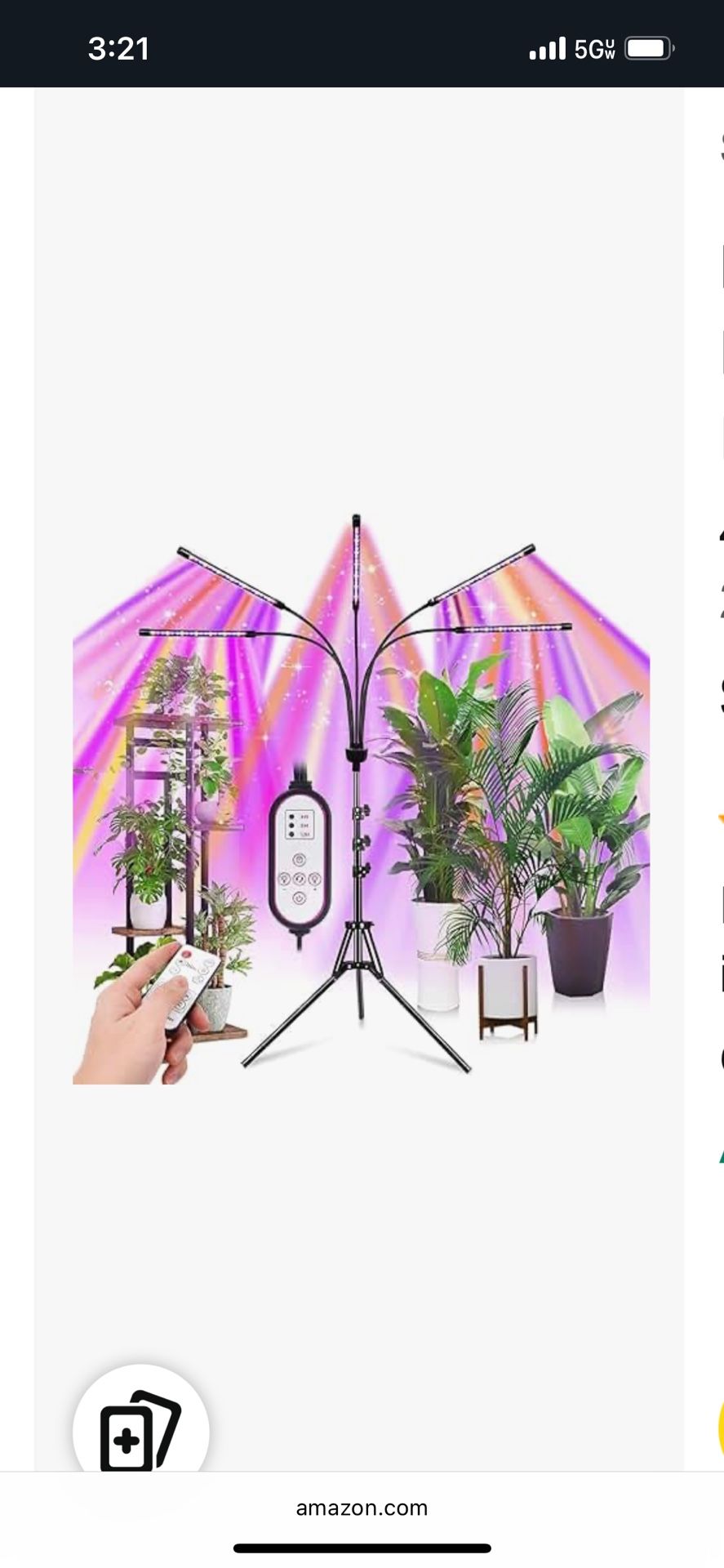 2 Keelixin Led Interior Plant Lights