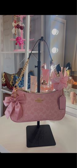 Pink Teri Coach Bag