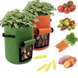 Potato Grow Bags 10 Gallon 2 Pack, Vegetables & Fruits too! 
