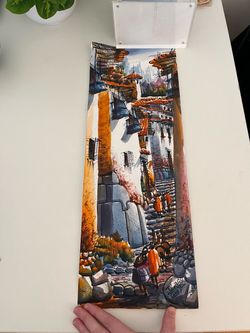 7 x 20 in. original Peruvian art