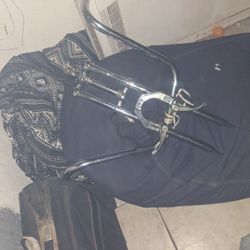 Triple Tree Suspension Forks And  Big Ape Hamgers Off A 26' Cruiser