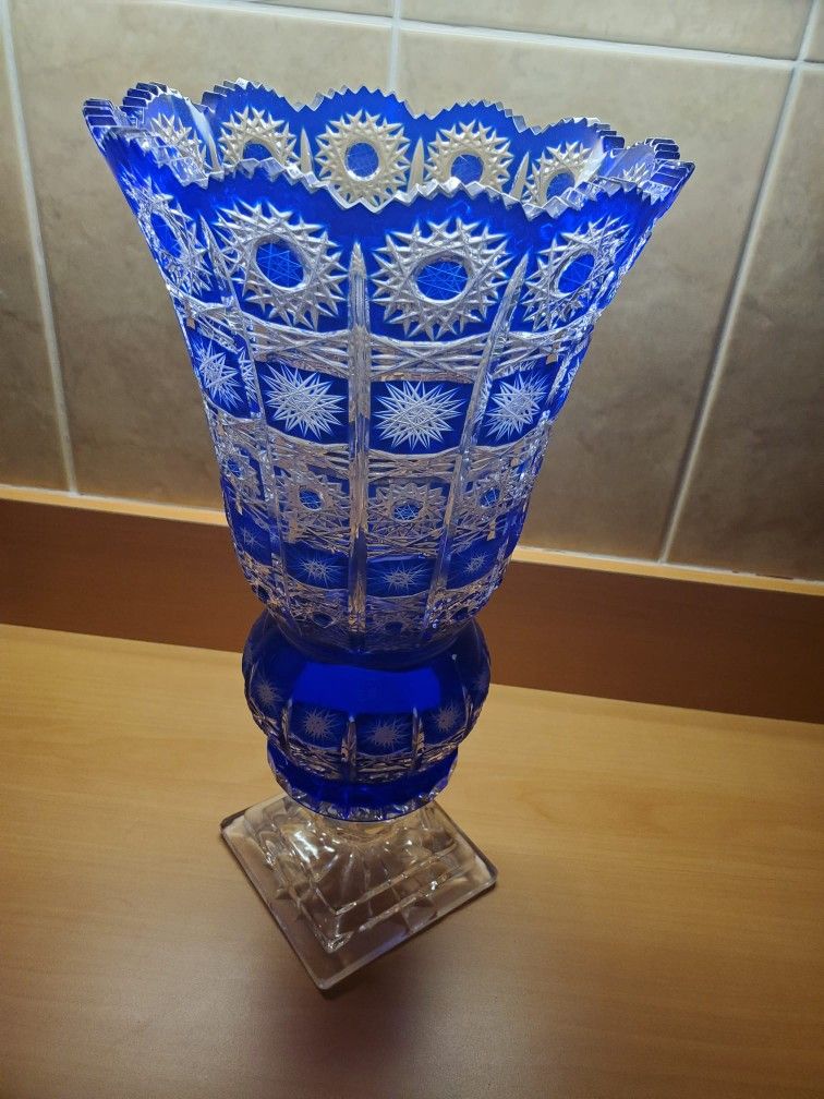 Bohemian Crystal Vase