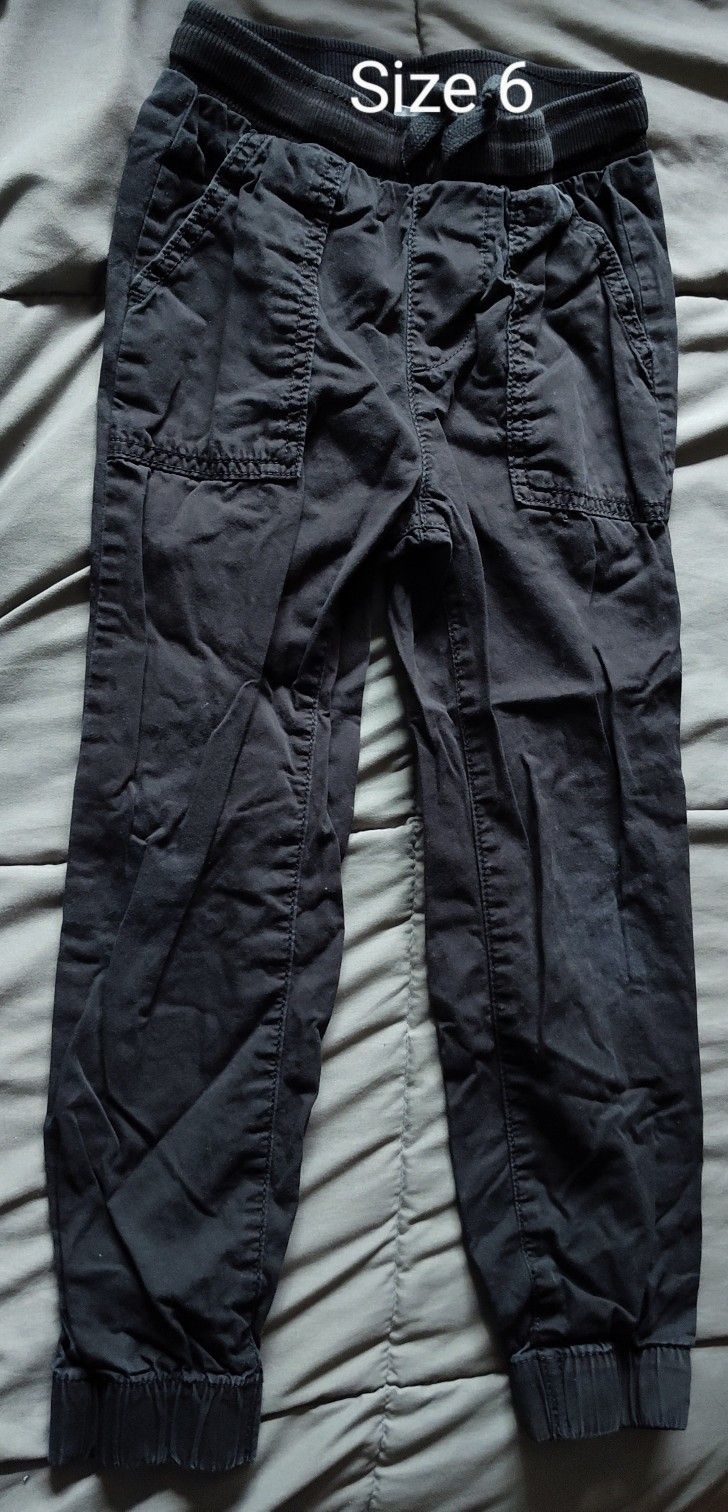 Size 6 Black Cargo Pants