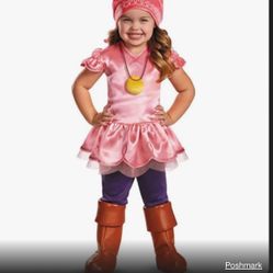 Jake And The Neverland Pirate IZZY Costume NEW 