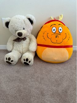 Dan Dee Giant Teddy Bear & Squishmallow Plush Bundle